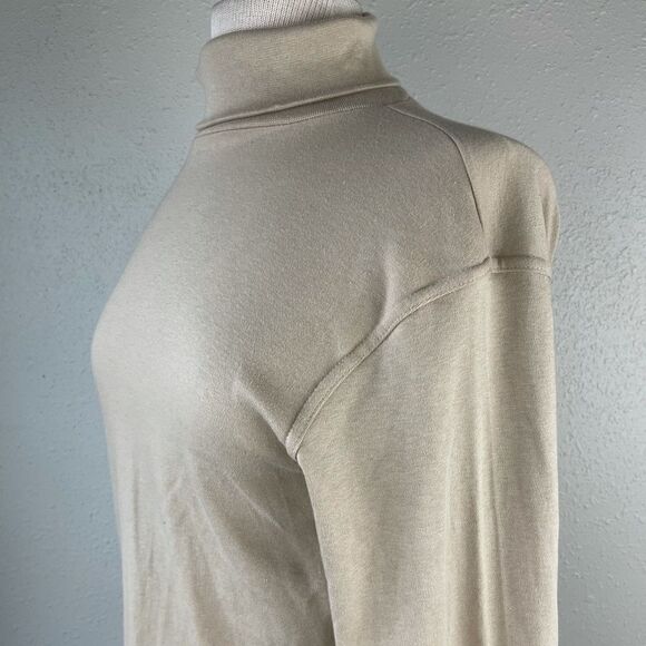 NWT Passports Tan Turtle Neck Size S - Picture 4 of 6